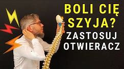 BÓL SZYI / BÓL GŁOWY - mięśnie podpotyliczne - OTWIERACZ SZYI - dr n. med. Marcin Wytrążek