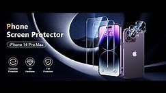 UniqueMe Screen Protector + Camera Lens Protector for iPhone installation video (Without Frame)