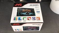 JVC KW-R920BTS Bluetooth Double Din Radio Unboxing