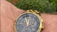 Citizen Eco-Drive Gold Calibre 8700 Diamond Bezel Watch
