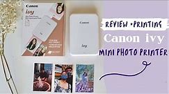 CANON IVY Mini Photo Printer | review & set-up + printing