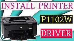 How To Install HP LaserJet Pro P1102w Printer Driver