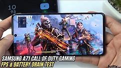 Samsung Galaxy A71 Call of Duty Mobile Gaming test 2023
