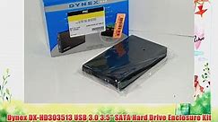 Dynex DX-HD303513 USB 3.0 3.5 SATA Hard Drive Enclosure Kit