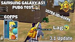Samsung Galaxy A51 Pubg test 2024 / Samsung A51 Pubg Test After 3.2 Update / Lag Test / Heat Test