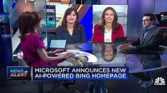 Microsoft announces new AI-powered Bing homepage