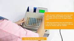 Simple installation and operation of cash register