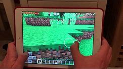 Minecraft Pocket Edition on iPad & iPhone basic getting started walkthrough in survival mode