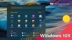 Windows 10X single-screen PC demo