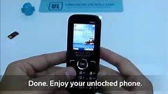 How To Unlock Alcatel One Touch 1040 (1040, 1040X and 1040D) by Unlock Code.