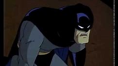 Batman distraught over Commissioner Gordon being shot (Batman Animated Series)