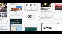 Apple iOS 10 Trailer (WWDC 2016)