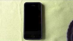 iPhone 5 iPhone 5S iPhone SE Apple Leather Case Black Leder Hülle