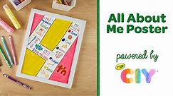 About Me Project Poster Craft || Crayola CIY