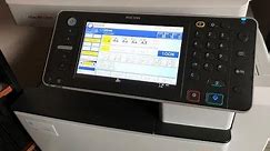 RICOH MPC3002 MPC3502 Network installation scanner, network print