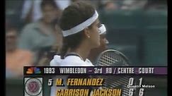 Zina Garrison Jackson Defeats Mary Joe Fernandez at Wimbledon (June 18, 1993)