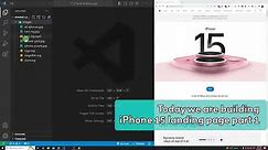 Let's Build the iPhone 15 Landing Page | HTML & CSS Only - No talking [Part 1]