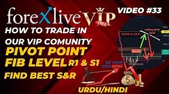 #FOREX LIVE CLASS HOW TO TRADE ON OUR SETUP PIVOT POINT ,FVG,FIB LEVEL Don't missed📈 URDU/HINDI