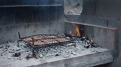 Views Grill On Embers Fire Next Stock Footage Video (100% Royalty-free) 3405791955 | Shutterstock
