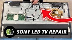 Sony LED TV Not Working - No or Half Backlights - How to Fix - XBR-55X800E