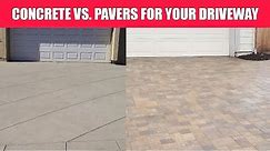 Concrete vs Pavers for your Driveway