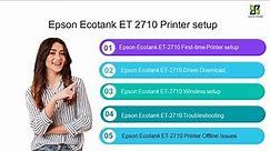 Epson ET 2710 printer setup | Unbox Epson ET 2710 printer | Wi-Fi setup