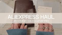 ALIEXPRESS HAUL 1 // moterm + oliclip dupes
