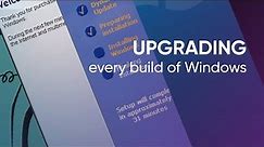 Upgrading every build of Windows - From Windows 1.0 DR5 to Windows 10 build 10240