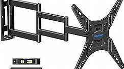 MOUNTUP Corner TV Wall Mount for Most 26"-60" TVs, Full Motion Long Arm TV Mount 30 inch Extension Articulating Wall Mount TV Bracket Max VESA 400x400mm, Smoothly Extendable, Holds up to 77 lbs MU0057
