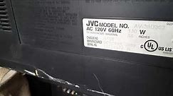 36" Jvc D Series CRT TV Huge Beast Will be replacing my 32" sanyo