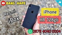 (sold) Resmi iBox - Review iPhone XR 128gb di Tahun 2023 Bang Hape COD Tokopedia Shopee