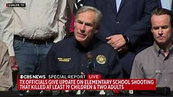 Special Report: Texas Governor Greg Abbott gives update on Uvalde school shooting