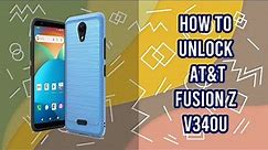 How to Unlock AT&T Fusion Z V340U by imei code, fast and safe, bigunlock.com