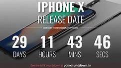 iPhone X Release Date