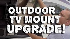 Outdoor TV Upgrade - TV Tilt Mount Installation for RV & Trailer - Entegra Aspire