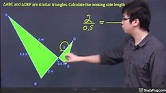 How to identify similar triangles