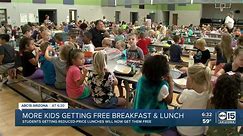 More students getting free school meals
