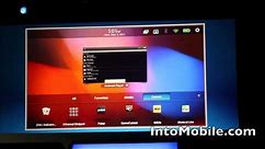 BlackBerry PlayBook Android app emulator demo - Run Android apps on PlayBook