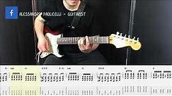 David Bowie - Ziggy Stardust GUITAR COVER + PLAY ALONG TAB + SCORE