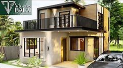 MINIMALIST CONCRETE HOUSE SIMPLE HOUSE DESIGN 3-BEDROOM 7X10 METERS | MODERN BALAI