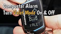 How to Turn Valet Mode On & Off, Compustar Alarm, CM7000