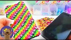 Rainbow loom htc phone case - HTC Phone pouch tutorial
