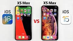 iOS 16 vs iOS 15 SPEED TEST - iPhone XS Max iOS 16 vs iPhone XS Max iOS 15 Speed Test