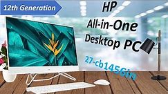 HP All-in-One 12th Generation Desktop Review HP All-in-One 27-cb1456in Windows 11 PC Computer.