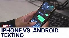 iPhone vs. Android texting