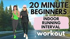 Beginners Running Workout - 20 Minute Home Workout to Make Running Easy - with Running Tips