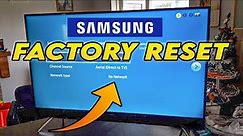 How to Factory Reset Samsung TV to Restore to Factory Settings