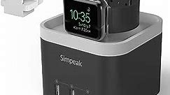 Apple Watch Dock Station, Simpeak 4-Port USB Fast Smart Charger for All iPhone,iPad,Samsung