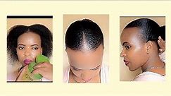 How To Apply Eco styling gel on Natural Hair. Eco styler gel on 4c hair