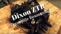 Dixon ZTR Transaxle Reassembly